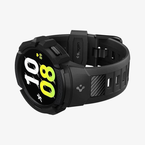 ACS06488 - Galaxy Watch 6 Classic (47mm) Case Rugged Armor Pro in black showing the front